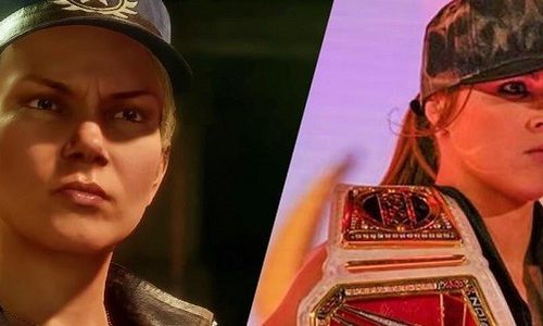 Ронда Раузи косплеит Соню Блейд из Mortal Kombat 11
