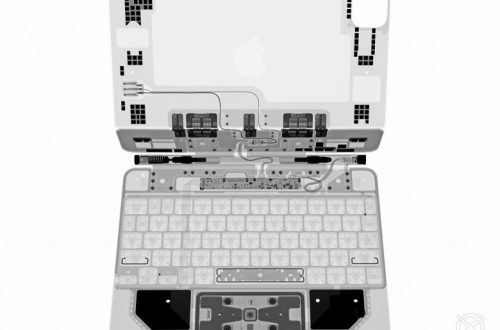 Новейший чехол Magic Keyboard для iPad Pro в рентгеновских лучах