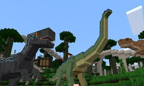 Динозавры появились в Minecraft