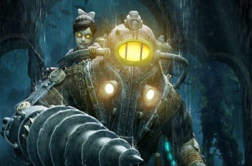 Показан Большой Папочка без шлема из BioShock