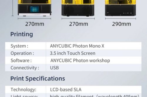 3D - принтер ANYCUBIC PHOTON Mono X за 510.62$ (RU склад)