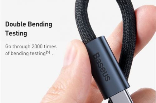 USB-C кабель от Baseus на 100Вт с поддержкой передачи данных до 40Гбс и видео 8К 60Гц - за 19.99$