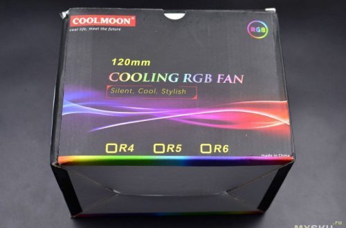 Корпусные RGB-вентиляторы Coolmoon C47324