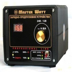 Зарядное устройство «MasterWatt 12-24В 35А 3-режимное»: устройство и ремонт.