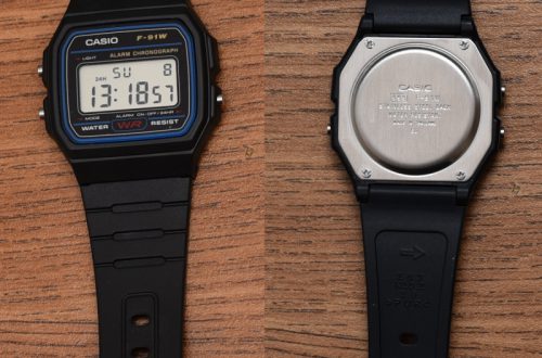Легендарные и простые наручные часы Casio F91W-1