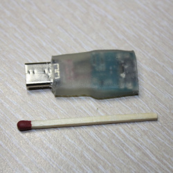 Переходник USB micro-B -> USB-C из подручных средств
