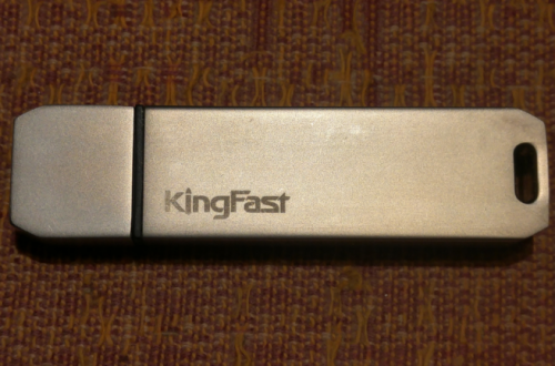 Kingfast 128 - металлическая флешка-SSD