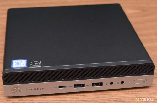 Интересный мини-компьютер HP ProDesk 600 G3 mini на базе десктопного процессора