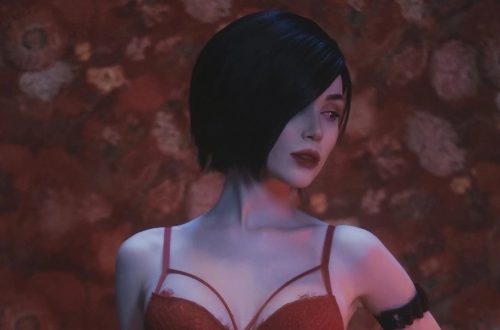 Модель показала горячий косплей на Аду Вонг из Resident Evil 4 в нижнем белье