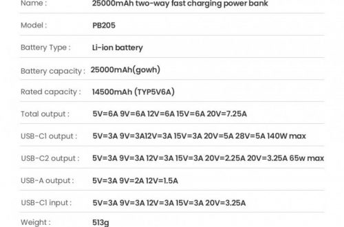 Ugreen PB205 - мощный Power Bank на 5-и банках 21700