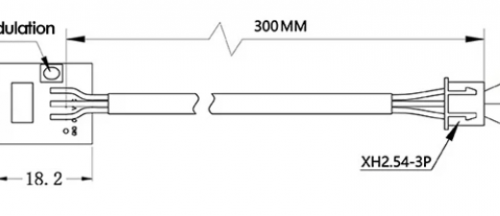Бесконтактный датчик уровня жидкости XKC-Y21-NPN-5V